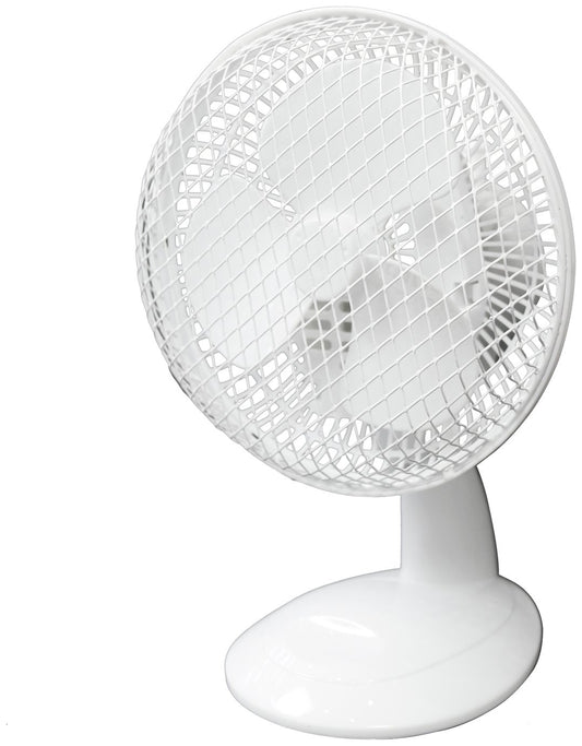 Bush White Desk Fan - 7 Inch