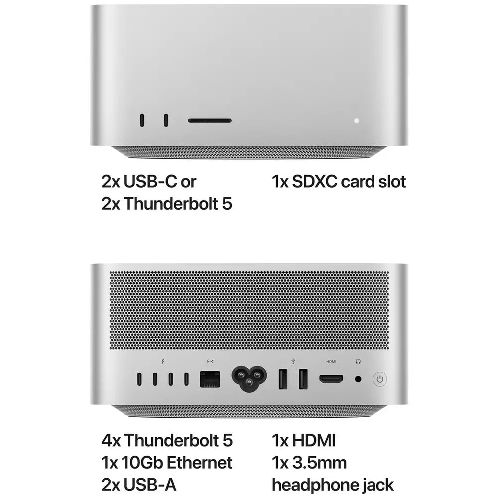 Apple Mac Studio 2025 M4 Max 36GB 512GB Desktop - Silver