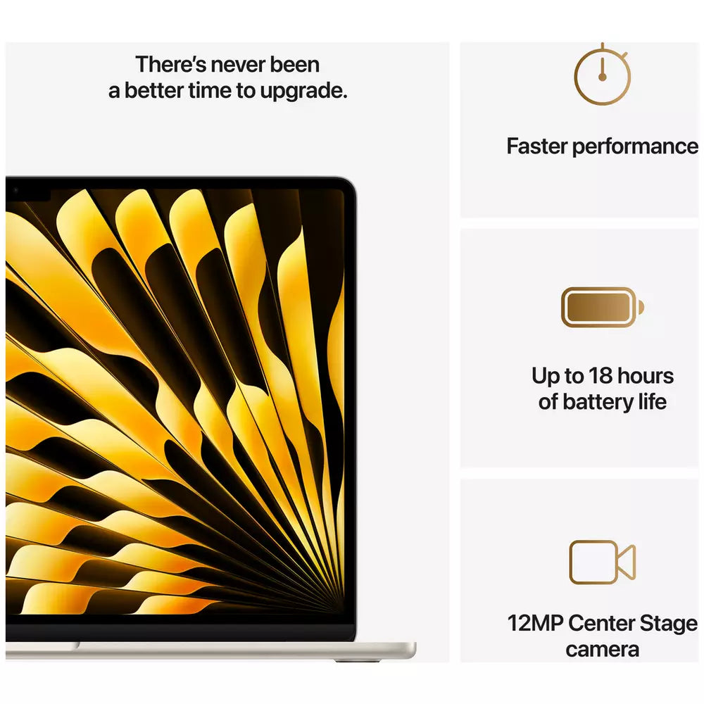 Apple MacBook Air 2025 15.3in M4 16GB 256GB - Starlight