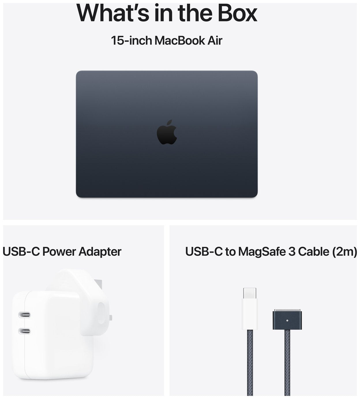 Apple MacBook Air 2025 15.3in M4 16GB 512GB - Midnight