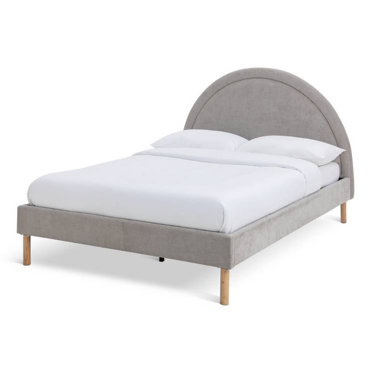 Habitat Sol Double Fabric Bed Frame - Grey