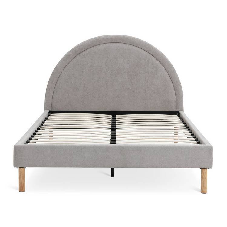 Habitat Sol Double Fabric Bed Frame - Grey