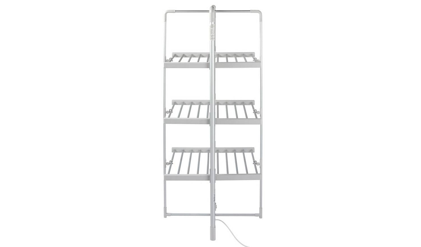 Argos Home 21m 3 Tier Heated Airer