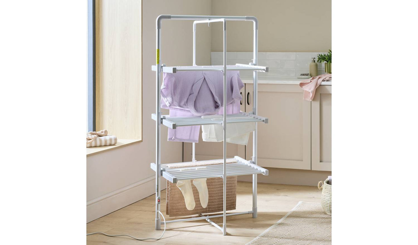 Argos Home 21m 3 Tier Heated Airer