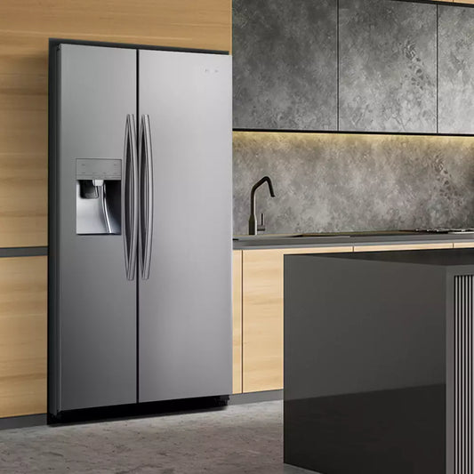 Hisense RS694N4ICE Fridge Freezer - Stainless Steel