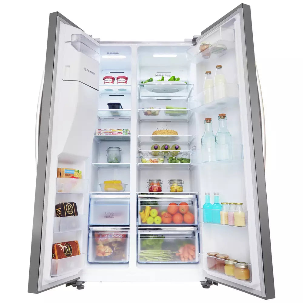 Hisense RS694N4ICE Fridge Freezer - Stainless Steel
