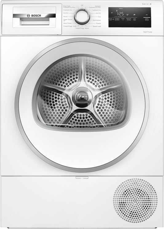 Bosch WTH85226GB 8kg Heat Pump Tumble Dryer - White