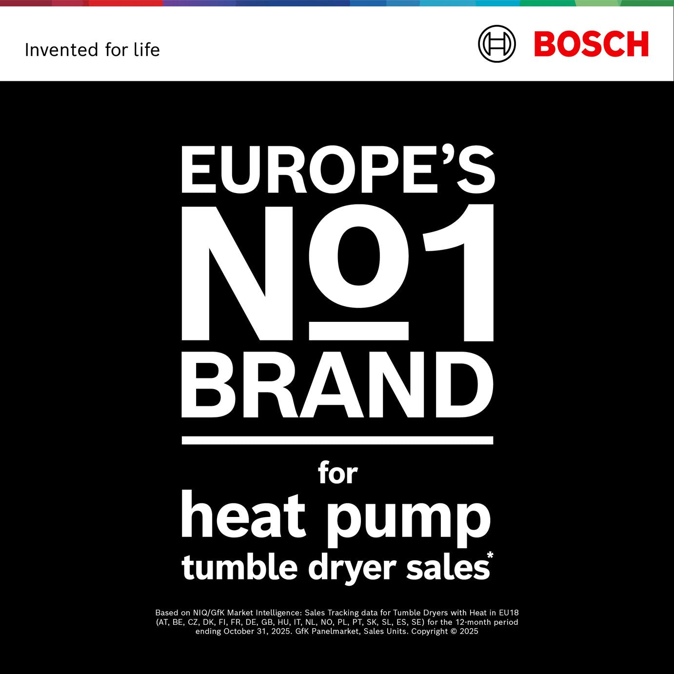 Bosch WTH85226GB 8kg Heat Pump Tumble Dryer - White