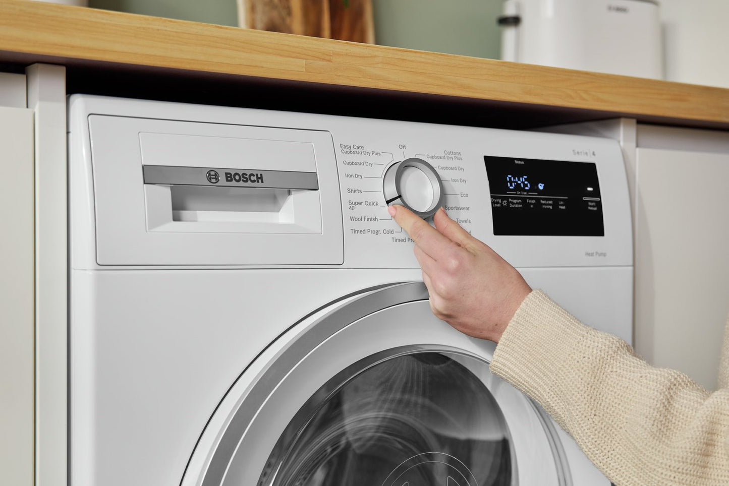 Bosch WTH85226GB 8kg Heat Pump Tumble Dryer - White