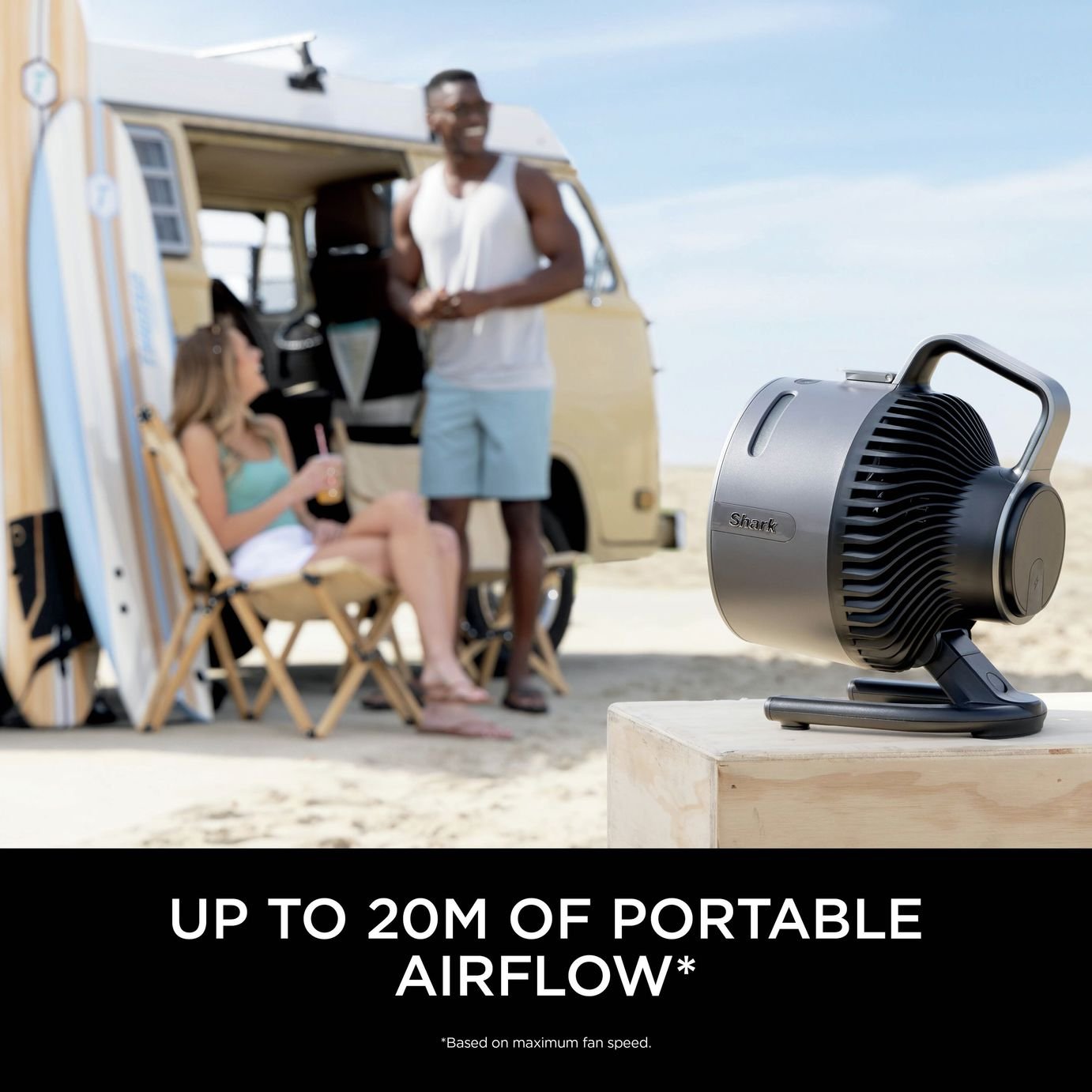 Shark FlexBreeze Portable Desk Fan - 6 Inch
