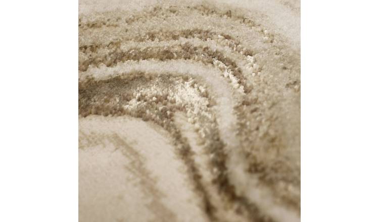 Homemaker Dusk Watercolour Marble Champagne Rug - 120x170cm