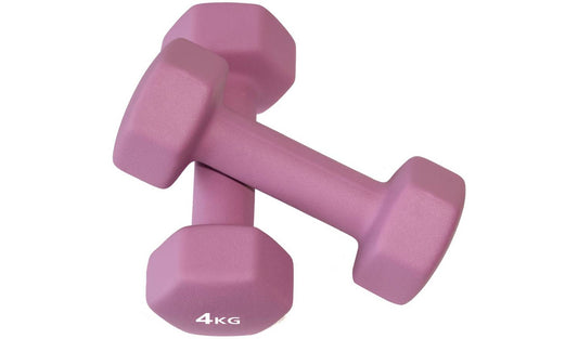 Pro Fitness Neoprene Dumbbells - 2 x 4kg