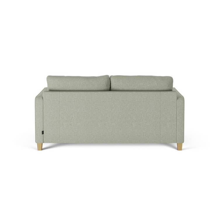 Habitat Flint Fabric 2 Seater Sofa Bed - Sage Green -Ash Leg