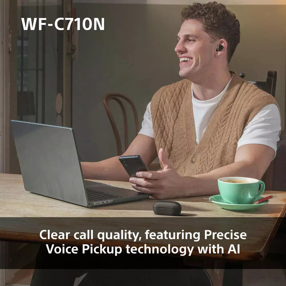 Sony WF-C710N In-Ear True Wireless Earbuds - Black