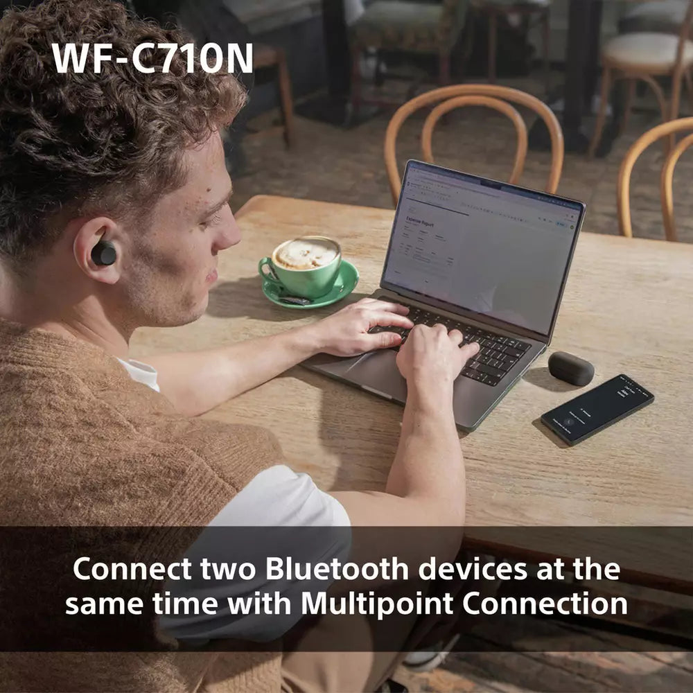 Sony WF-C710N In-Ear True Wireless Earbuds - Black