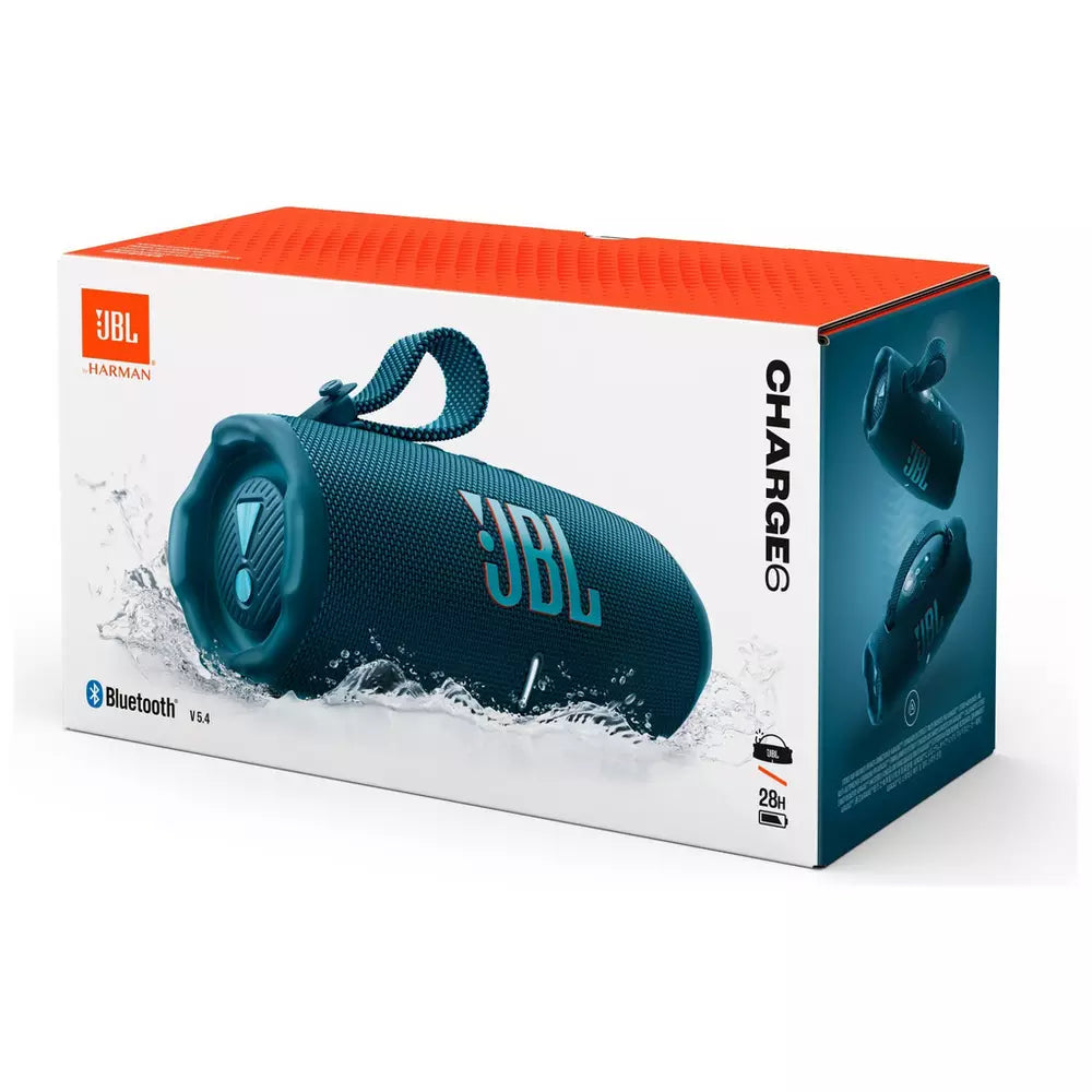 JBL Charge 6 Portable Bluetooth Speaker - Blue