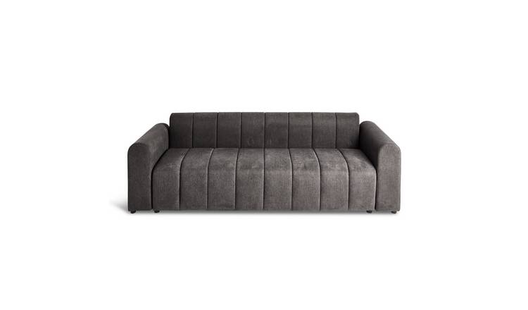 Argos Home Tigana Fabric 3 Seater Sofa Bed - Mink
