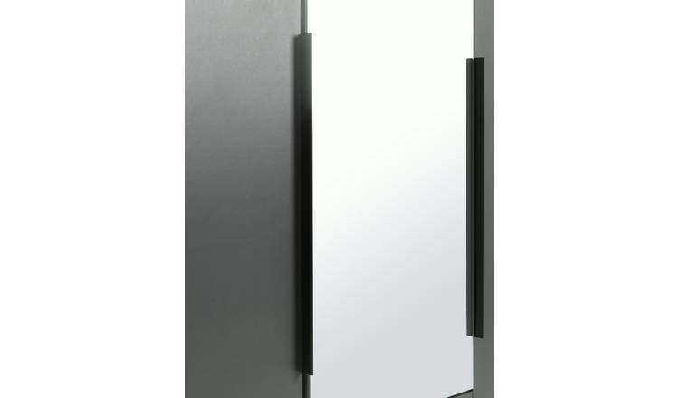 Argos Home Hallingford 3 Door 3 Drawer Wardrobe - Anthracite