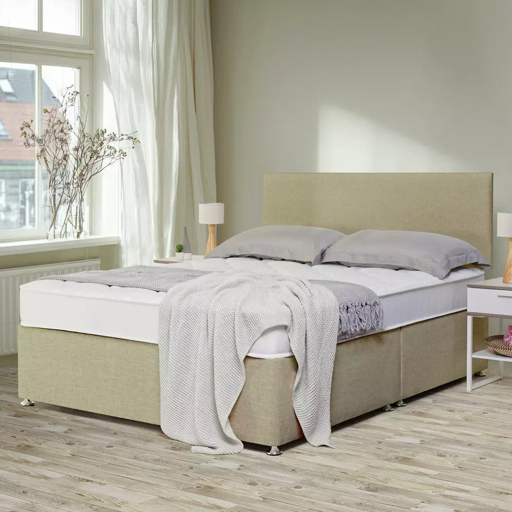 Argos Home Carlton Kingsize Divan Bed - Natural