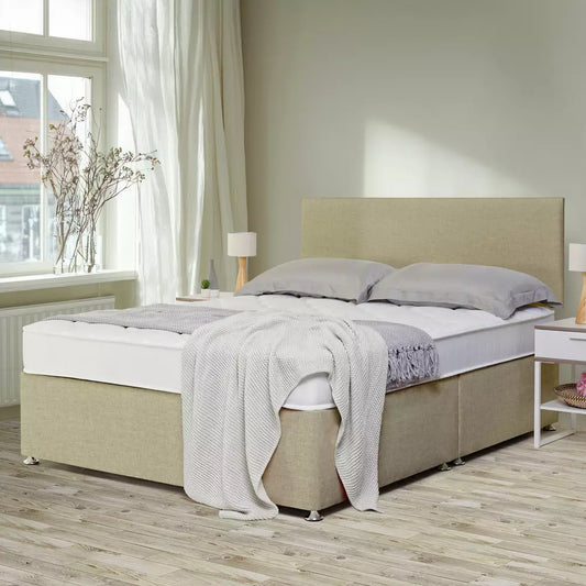 Argos Home Carlton Kingsize Divan Bed - Natural