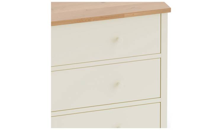 Julian Bowen Coxmoor 3 Drawer Chest - Ivory