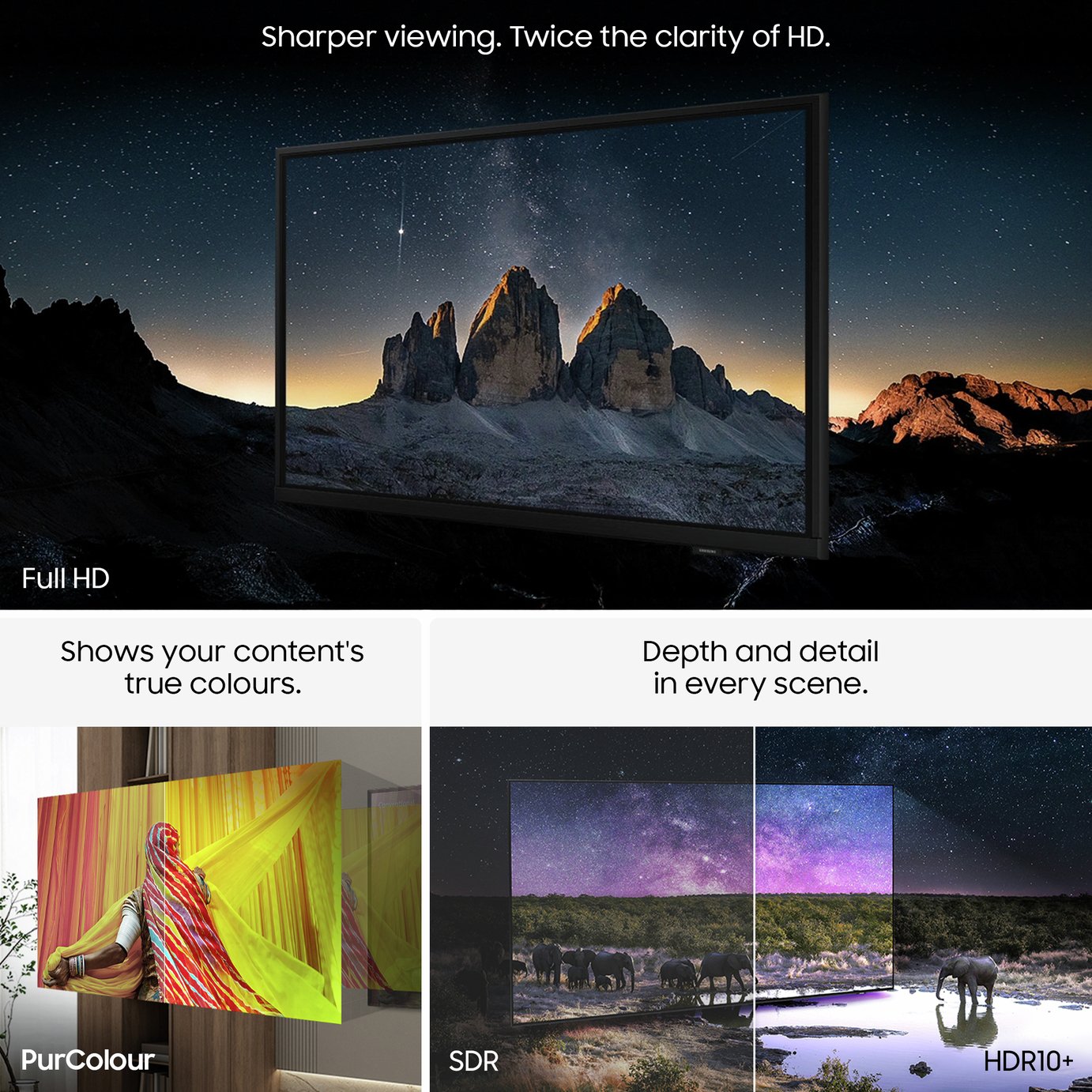 Samsung 40 Inch UE40F6000FK Smart Full HD HDR LED TV