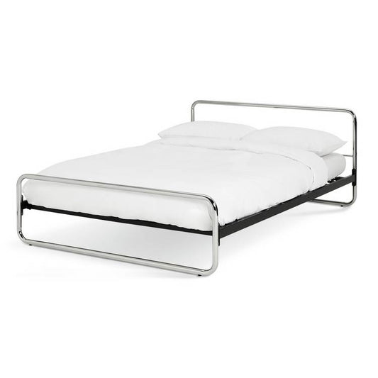 Habitat Albers Steel Double Bed Frame - Nickle