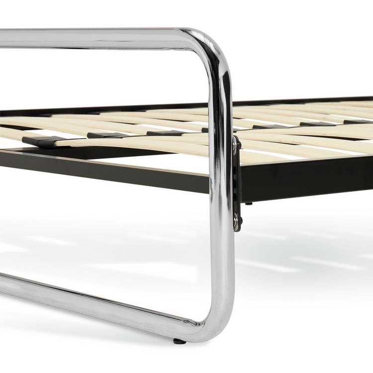 Habitat Albers Steel Double Bed Frame - Nickle