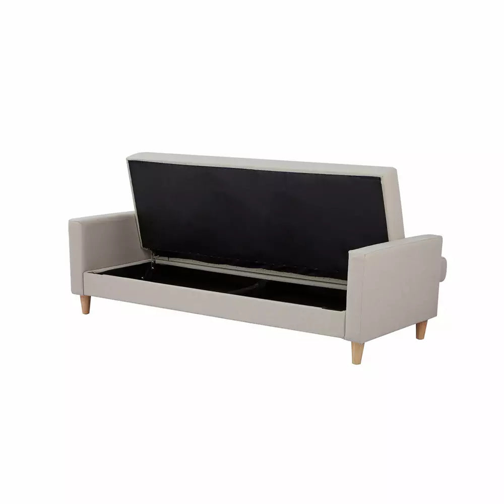 Habitat Brooks Fabric Clic Clac Sofa Bed - Natural