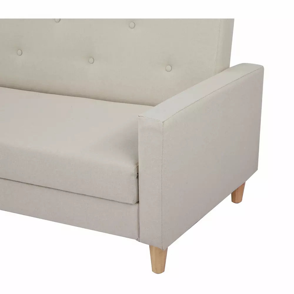 Habitat Brooks Fabric Clic Clac Sofa Bed - Natural