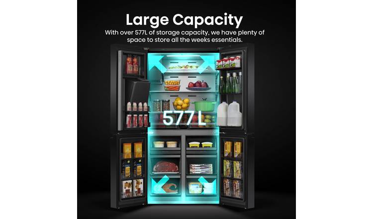 Hisense RQ760N4IFE PureFlat Smart American Fridge Freezer