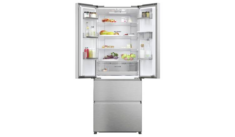 Haier HFR5719EWMP American Fridge Freezer- Inox