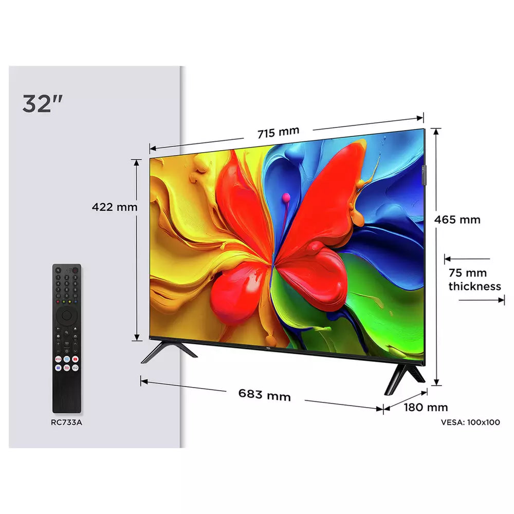 TCL 32 Inch 32S4K Smart HD HDR QLED TV