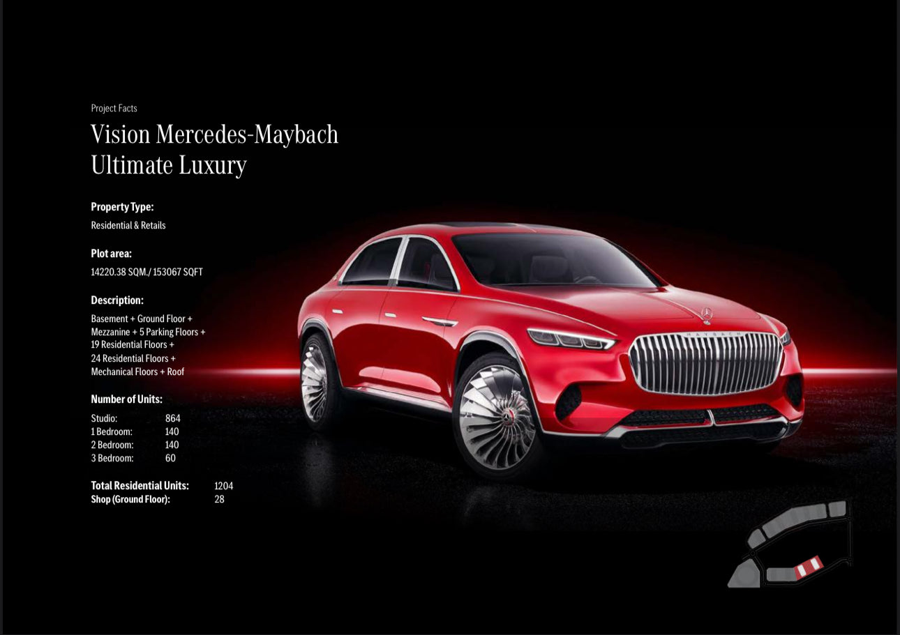 Mercedes Benz City Studio 1-2-3-4-5 Bedroom Ultra Luxury Residences and Penthouses