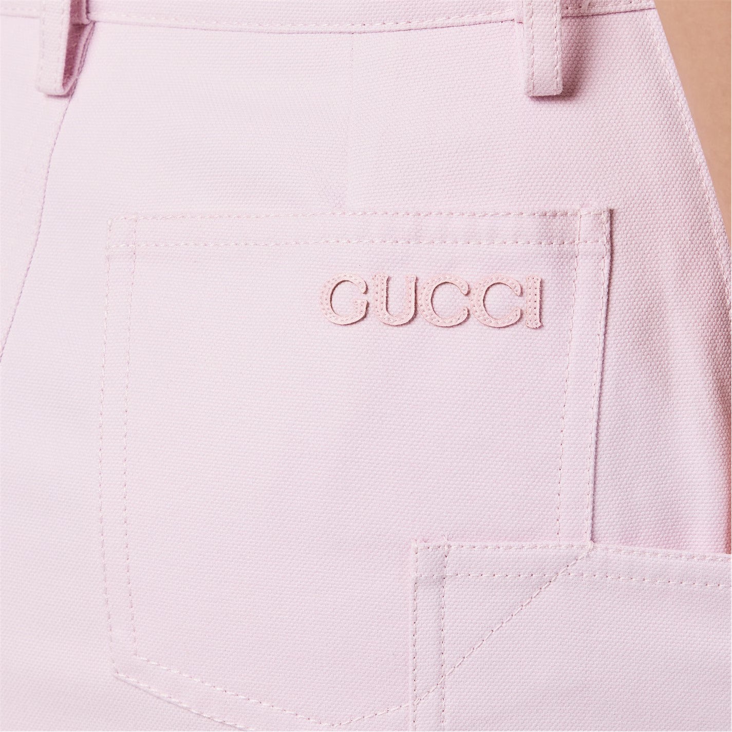 GUCCI Canvas Midi Skirt