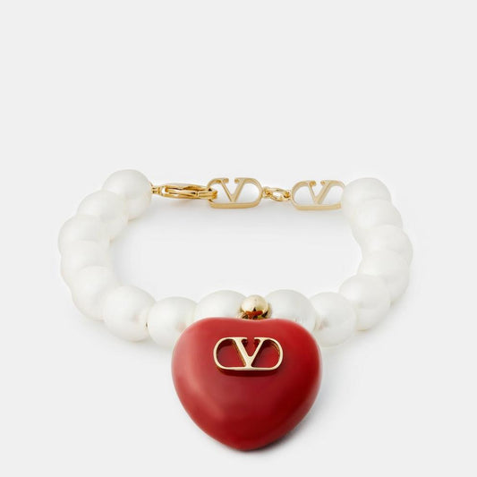 Valentino Garavani Women's Heart Charm Bracelet