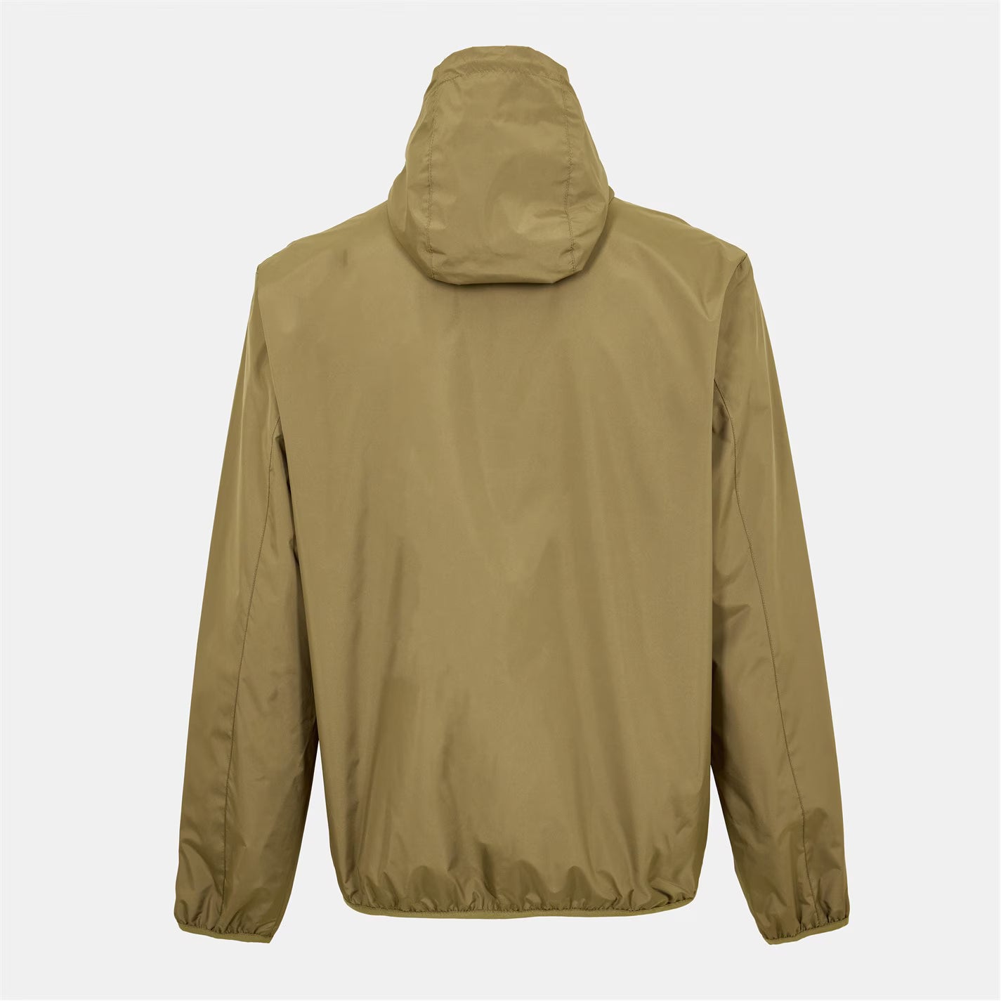 Men's Reversible Check Hooded Long Sleeve Rain Anorak