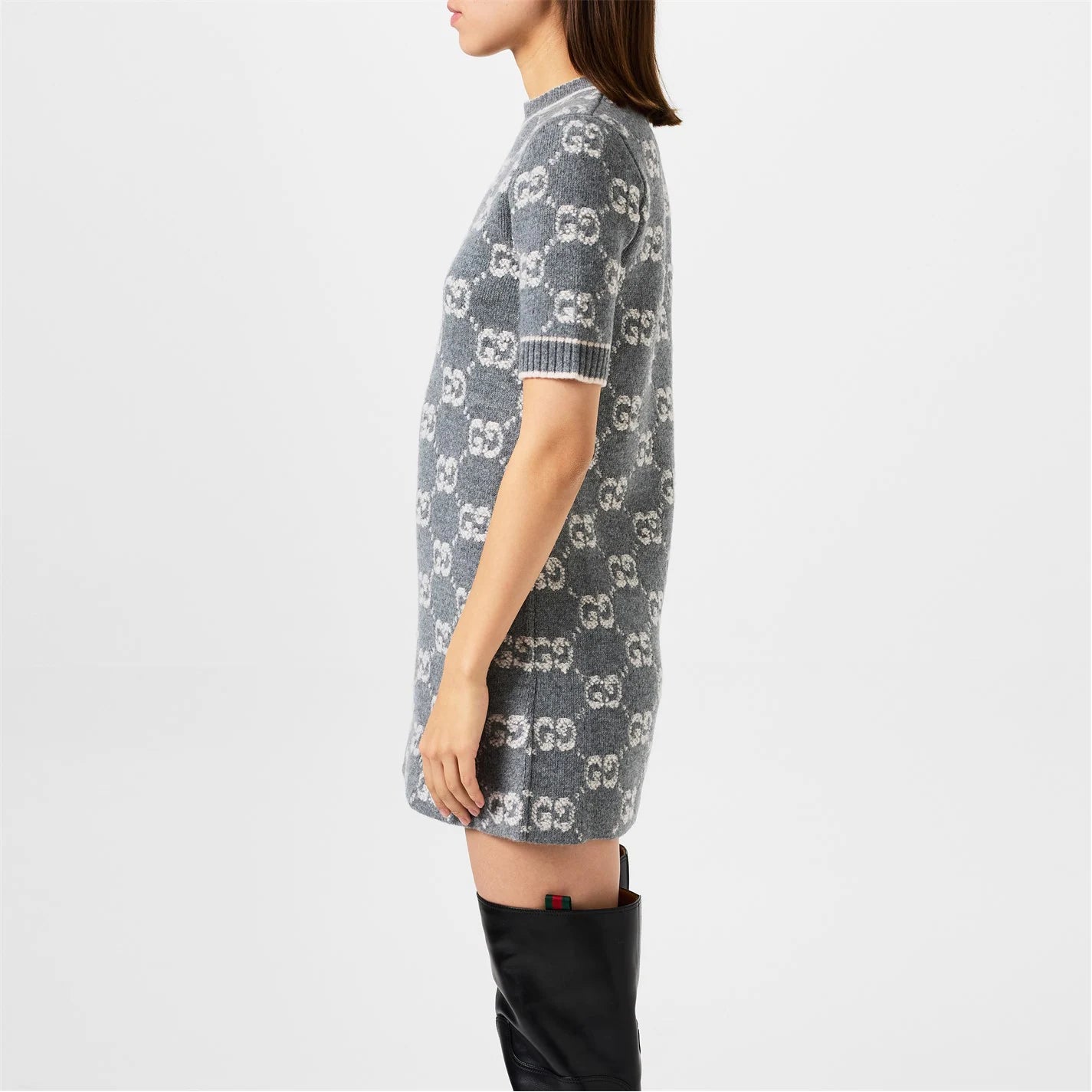 Women's Logo Wool Crew Dress