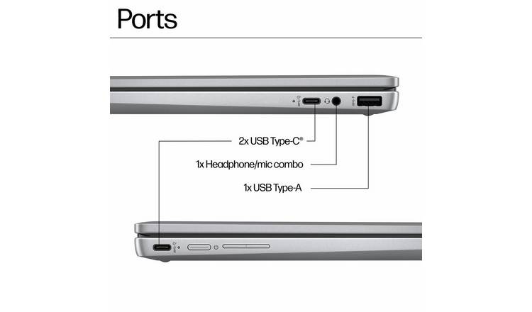 HP x360 14b-cd0002na 14in Intel N100 4GB 128GB Chromebook