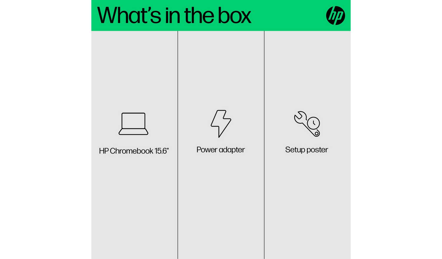 HP 15a-nb0006na 15.6in Intel N100 4GB 128GB Chromebook