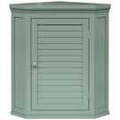 Teamson Home Glancy Corner Wall Cabinet - Sage Green