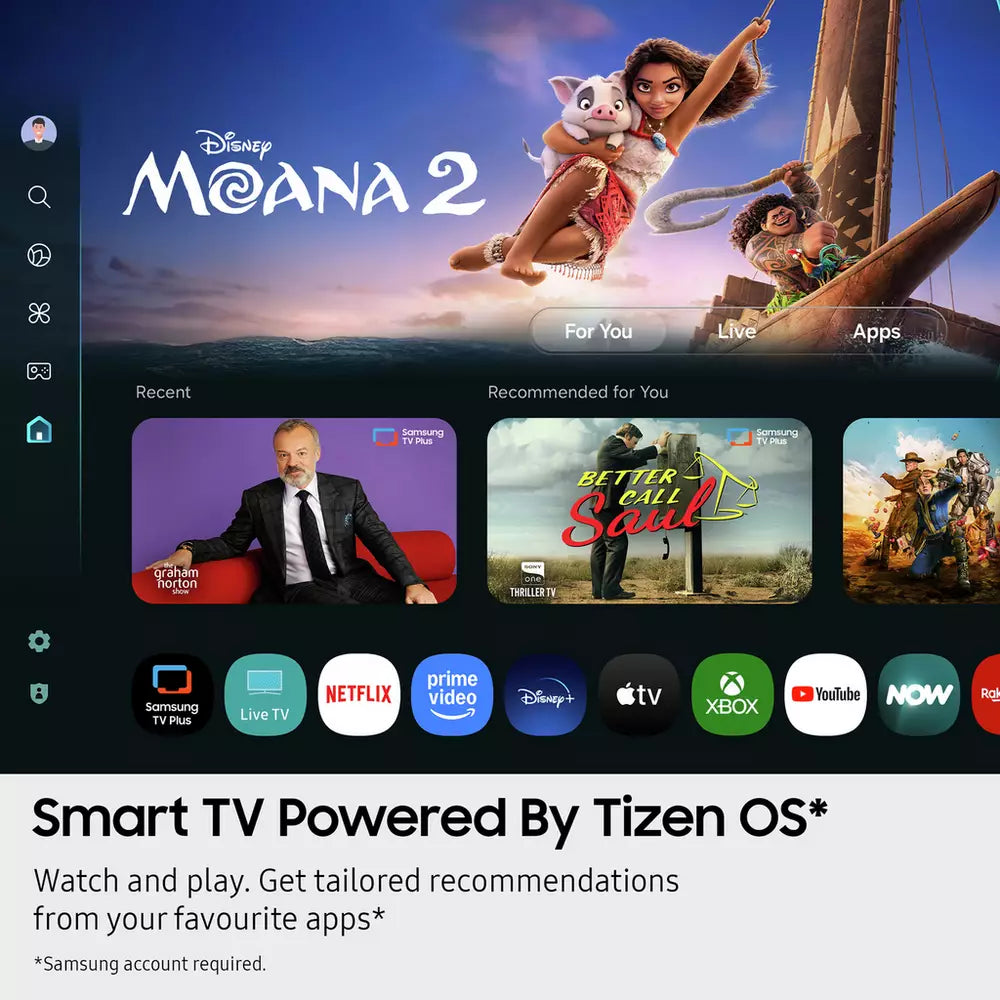 Samsung 75 Inch UE75U7000FK Smart 4K UHD HDR LED TV