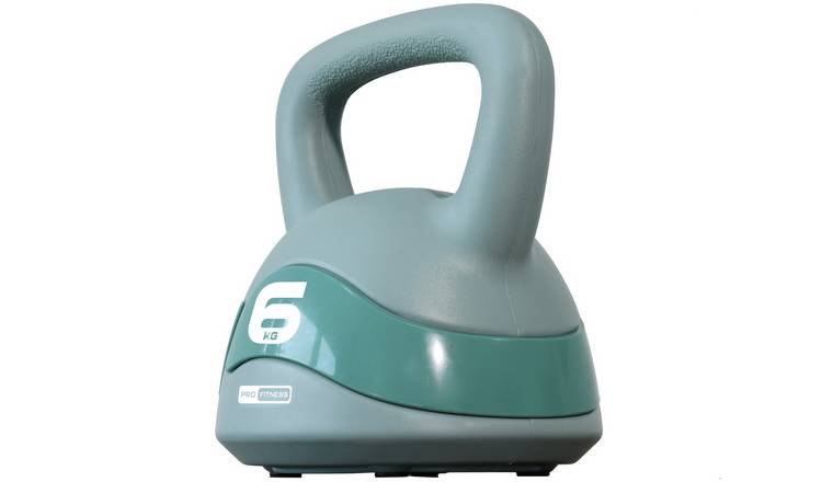 Pro Fitness 6kg Kettlebell - Grey