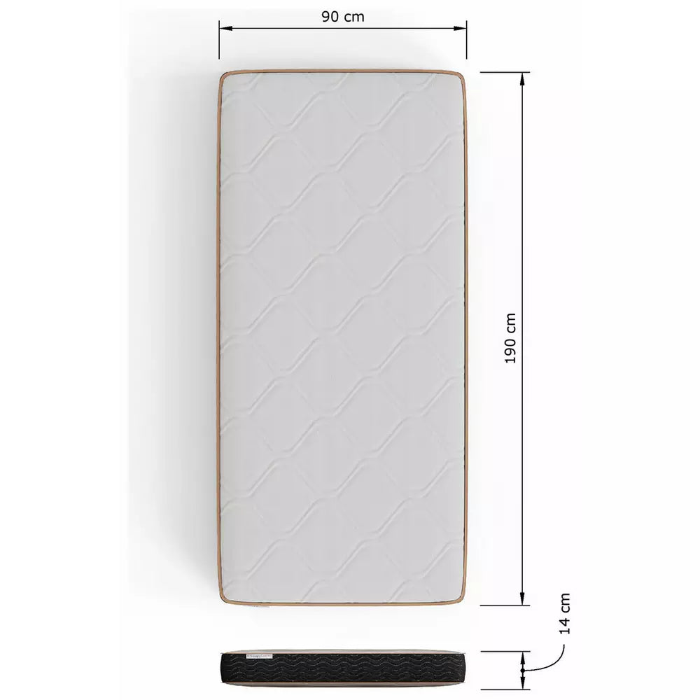 GFW Sleepy Castle Open Coil Mattress - Single