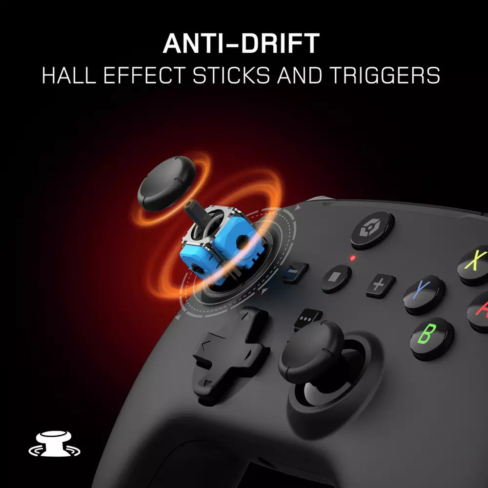 Gioteck WX5 Switch2, Switch & PC Wireless Controller - Black