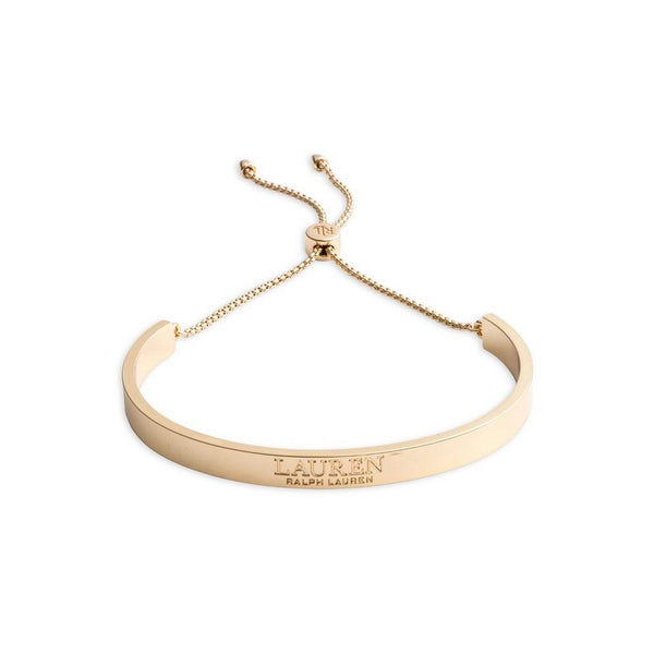 Lauren by Ralph Lauren Lauren Ralph Lauren Gold Logo Slider Bracelet