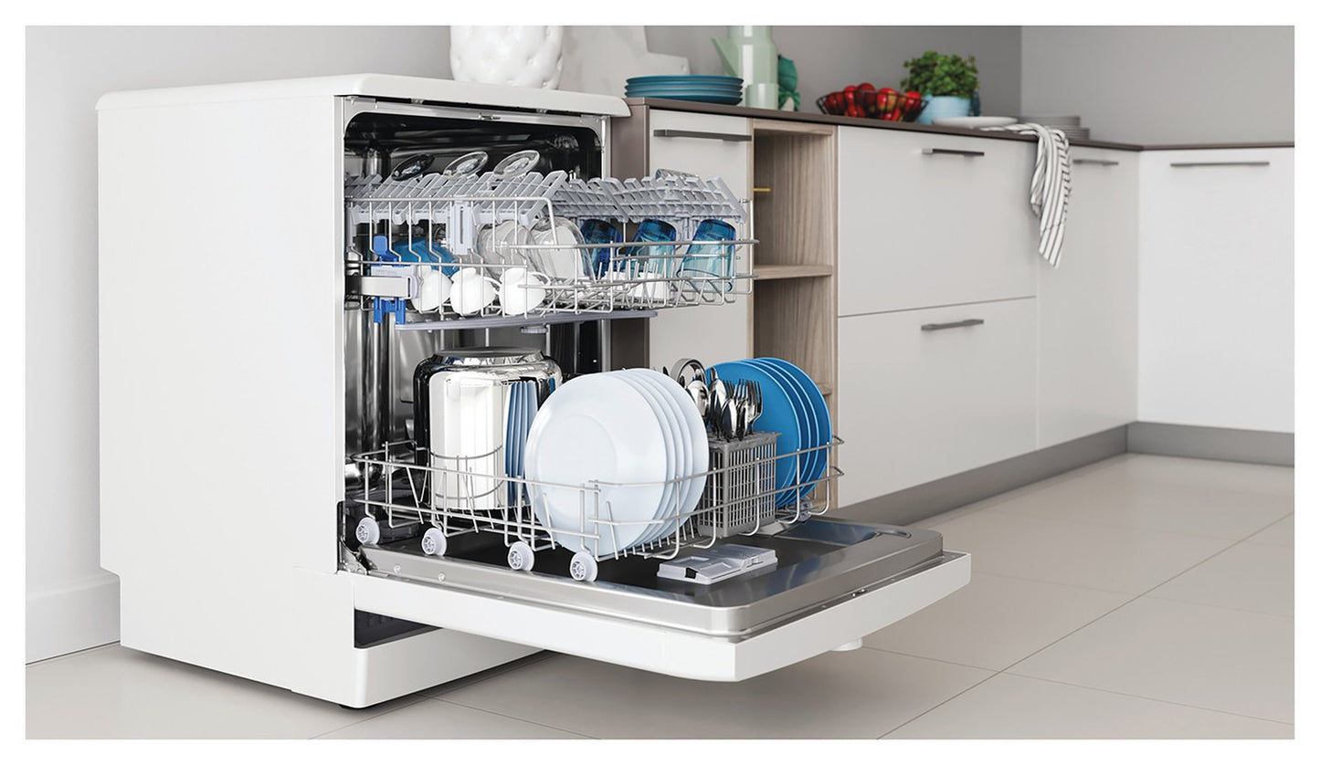 Indesit D2FHK26UK Full Size Dishwasher - White
