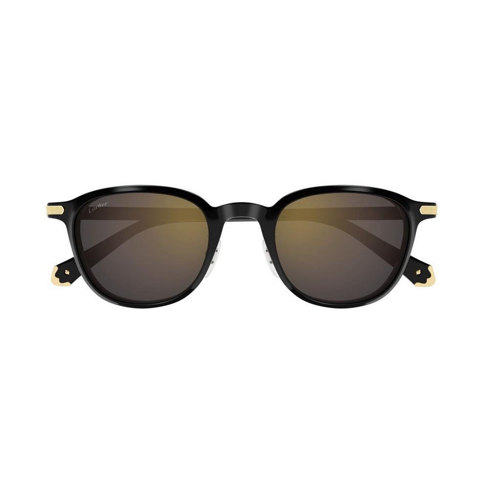 Cartier Mens Round CT0541SA Sunglasses