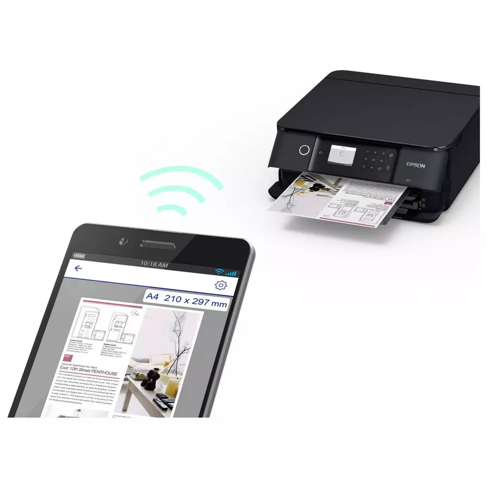 Epson XP-6100 AIO Wireless Inkjet Printer - Black