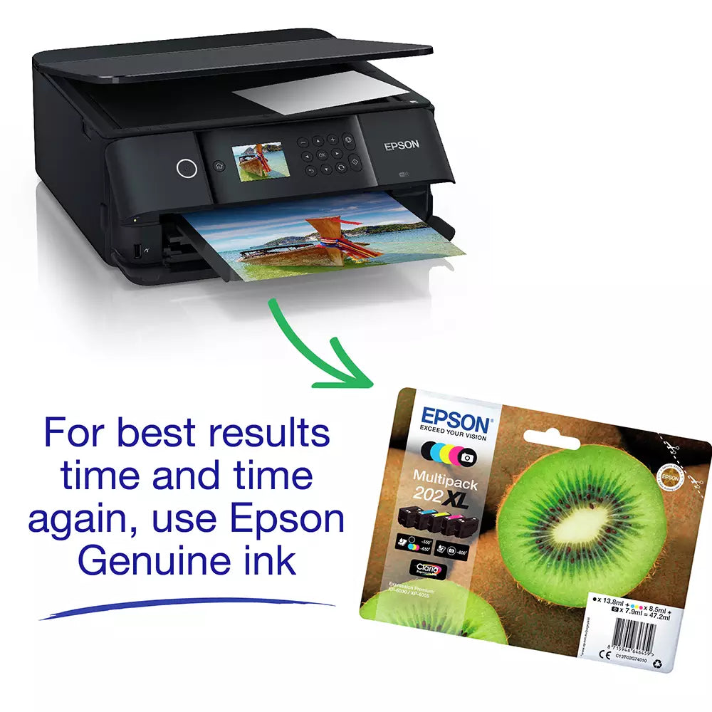 Epson XP-6100 AIO Wireless Inkjet Printer - Black